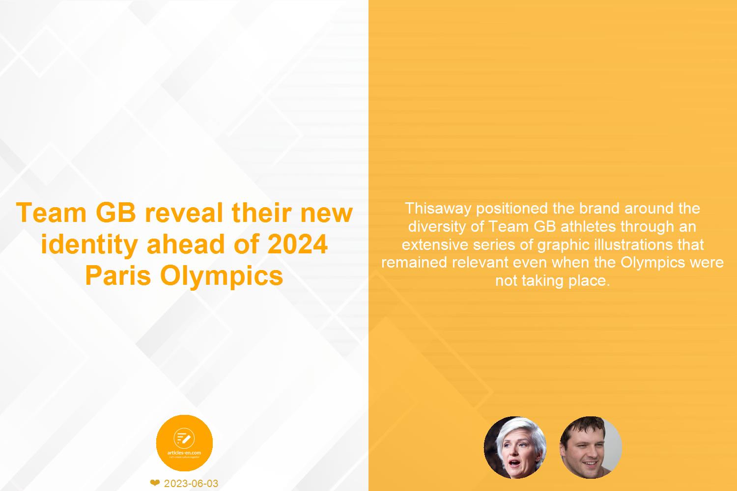 Team GB reveal their new identity ahead of 2024 Paris Olympics